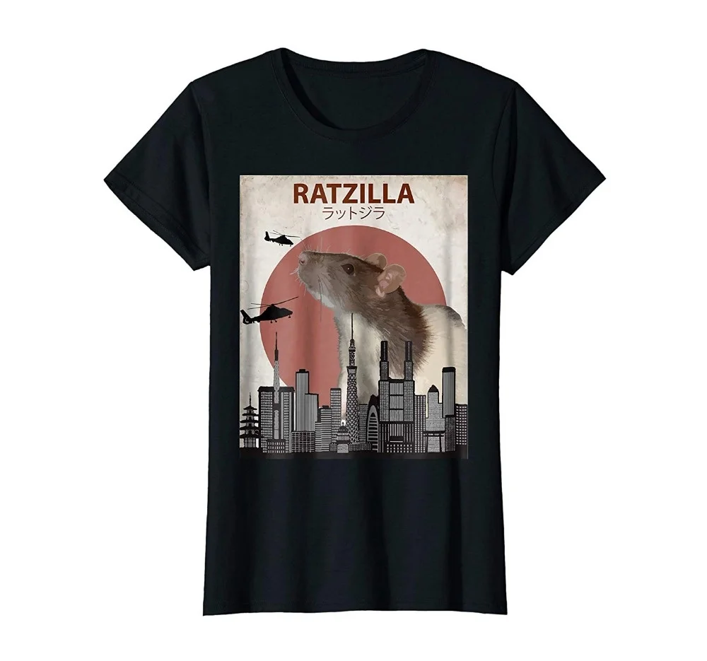 Men Cotton T-Shirt Fashion Summer The New Fashion Ratzilla Funny Rat T-Shirt Cute Japanese Mouse Lovers Gift Cool Shirt Tees
Men Cotton T-Shirt Fashion Summer The New Fashion Ratzilla Funny Rat T-Shirt Cute Japanese Mouse Lovers Gift Cool Shirt Tees