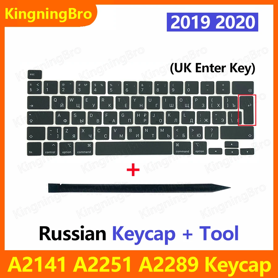 New Replacement Keys Keycaps For Macbook Pro Retina 13" 16" A2141 A2251 A2289 Russian Keycap Key Cap UK Enter Layout 2019 2020
New Replacement Keys Keycaps For Macbook Pro Retina 13" 16" A2141 A2251 A2289 Russian Keycap Key Cap UK Enter Layout 2019 2020