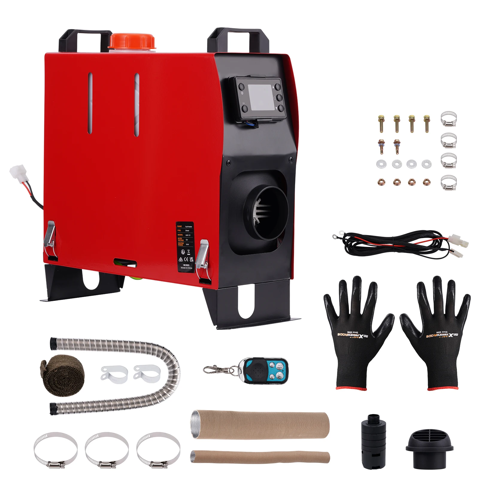 2000W 5000W 12V Diesel Air Heater LCD Switch Remote Control Muffler Parking Suitable for Motorhomes,Campervans, Caravans
2000W 5000W 12V Diesel Air Heater LCD Switch Remote Control Muffler Parking Suitable for Motorhomes,Campervans, Caravans