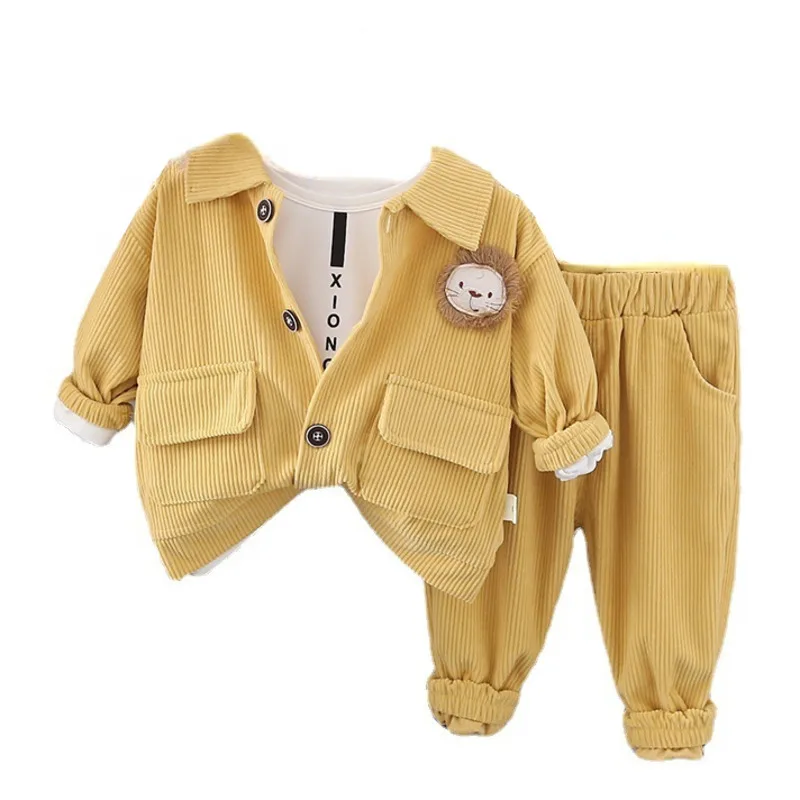 New Spring Autumn Baby Clothes Children Girls Outfits Boys Jacket T-Shirt Pants 3Pcs/Sets Toddler Casual Costume Kids Tracksuits
New Spring Autumn Baby Clothes Children Girls Outfits Boys Jacket T-Shirt Pants 3Pcs/Sets Toddler Casual Costume Kids Tracksuits