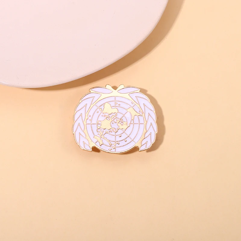 United Nations Souvenir Brooch Sustainable Development Goals Metal Badge Chest Emblem Peacekeeping Commemorative Medal Jewelry
United Nations Souvenir Brooch Sustainable Development Goals Metal Badge Chest Emblem Peacekeeping Commemorative Medal Jewelry