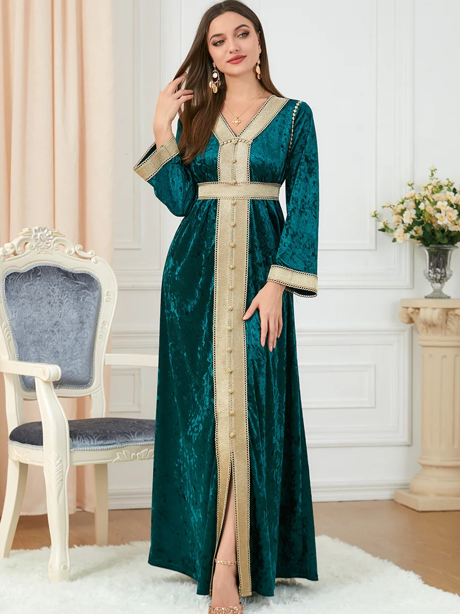 Зимнее бархатное платье в мусульманском стиле для женщин, Abaya, Турция, Индия, осень, Abayas, Дубай, арабское платье, марокканские вечерние платья...
Зимнее бархатное платье в мусульманском стиле для женщин, Abaya, Турция, Индия, осень, Abayas, Дубай, арабское платье, марокканские вечерние платья...