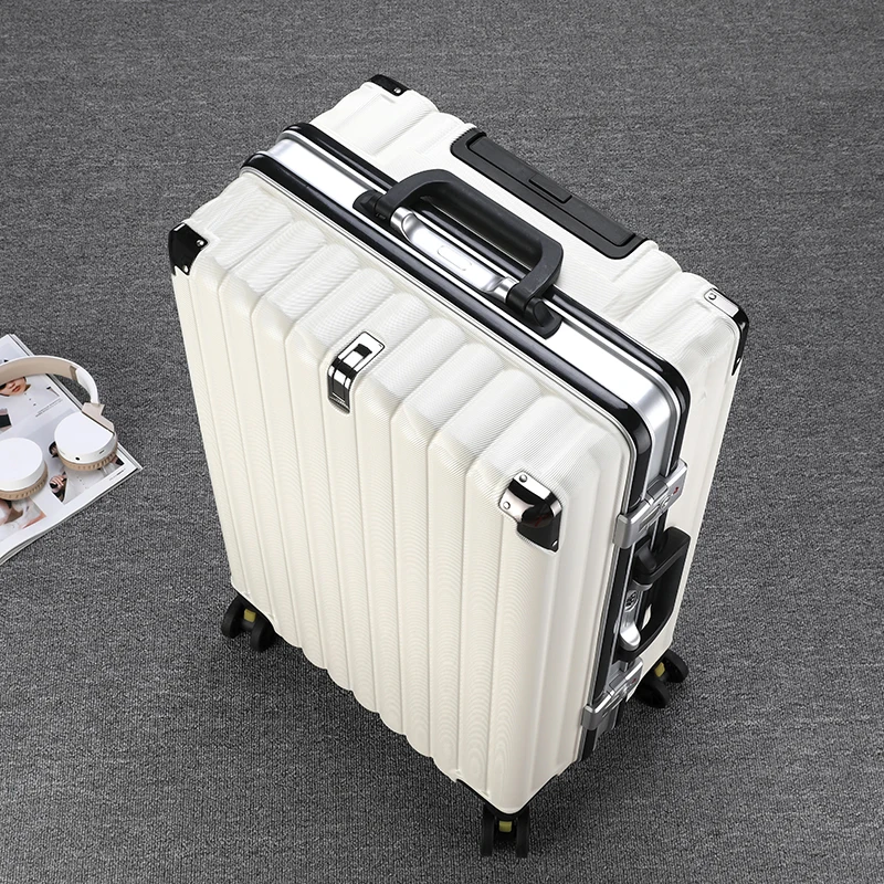 Aluminum Trolley Luggage Travel Bag Large Size Multifunctional Women Kids Luggage Men Vintage Valise Voyage Suitcases WWH30XP
Aluminum Trolley Luggage Travel Bag Large Size Multifunctional Women Kids Luggage Men Vintage Valise Voyage Suitcases WWH30XP