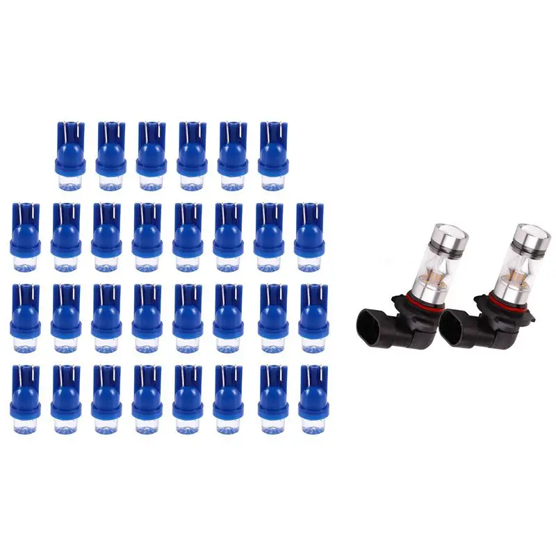30Pcs T10 W5W 194 168 1-LED Car Light Side Dashboard Tail Lamp Bulb & 2Pcs 9005 HB3 100W 2323 LED Fog Driving Light
30Pcs T10 W5W 194 168 1-LED Car Light Side Dashboard Tail Lamp Bulb & 2Pcs 9005 HB3 100W 2323 LED Fog Driving Light