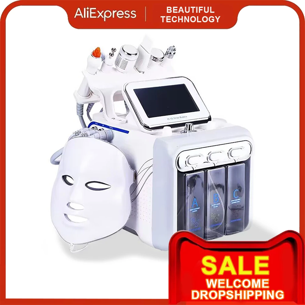 7-in-1 Upgraded Machine/hydrogen Oxygen Small Bubble RF Beauty Instrument/Skin Beauty Cleansing Facial Bubble Machine
7-in-1 Upgraded Machine/hydrogen Oxygen Small Bubble RF Beauty Instrument/Skin Beauty Cleansing Facial Bubble Machine