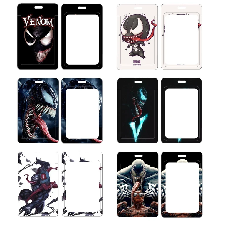 Venom PVC держатель для карт Marvel классический фильм студенческий Чехол подвесной