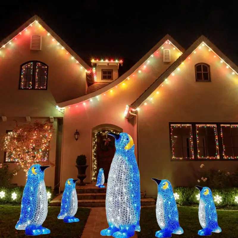 Light-Up Penguin Sculpture with Battery Garden Decor with LED Lighting Modes Outdoor Decoration On The Ground Novelty Lighting
Light-Up Penguin Sculpture with Battery Garden Decor with LED Lighting Modes Outdoor Decoration On The Ground Novelty Lighting