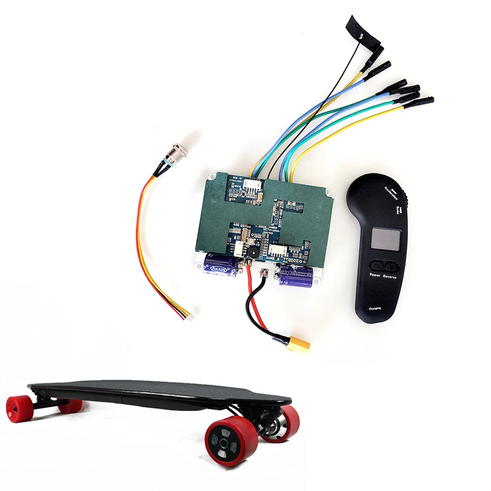 Electric Four Wheel Skateboard Controller Skateboard ESC Pulley Dual Drive Wireless Control Board Electric Bike Accessories
Electric Four Wheel Skateboard Controller Skateboard ESC Pulley Dual Drive Wireless Control Board Electric Bike Accessories