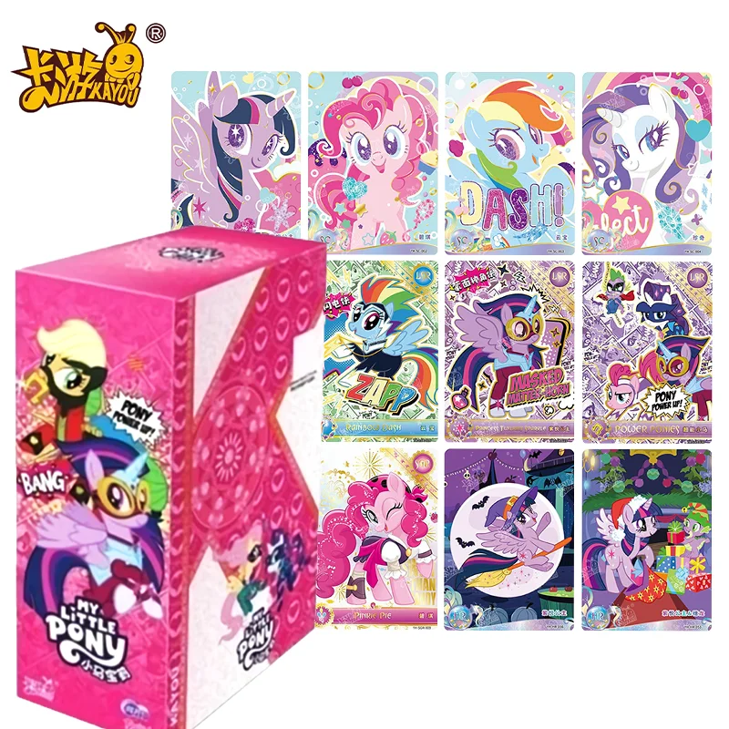 The New KAYOU My Little Pony Card Cute Genuine Huiyue Series Exquisite SC LSR Bronzing Flash Favorite Cards For Children's Gifts
The New KAYOU My Little Pony Card Cute Genuine Huiyue Series Exquisite SC LSR Bronzing Flash Favorite Cards For Children's Gifts