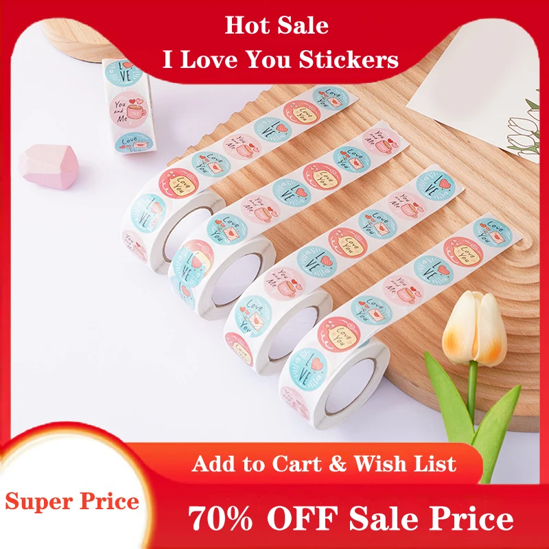 500Sheets I Love You Stickers Heart Sticker Valentine's Day Gifts Stickers 1inch wedding Decoration Envelope Invitation Sticker
500Sheets I Love You Stickers Heart Sticker Valentine's Day Gifts Stickers 1inch wedding Decoration Envelope Invitation Sticker
