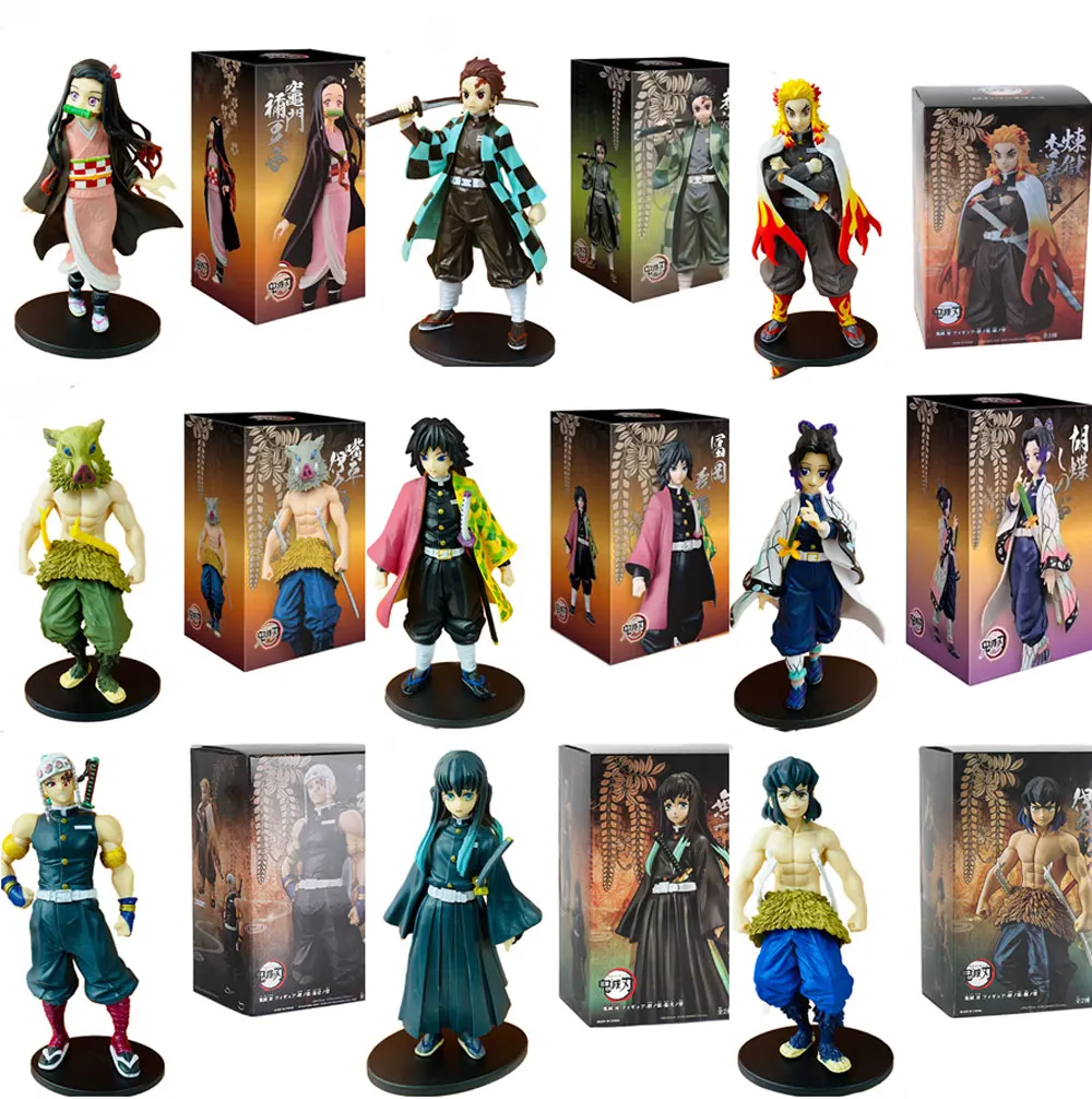 Anime figure Demon Slayer Figure Kamado Tanjirou Nezuko Action Figures PVC Model Toys Zenitsu Figurine Inosuke Kimetsu No Yaiba
Anime figure Demon Slayer Figure Kamado Tanjirou Nezuko Action Figures PVC Model Toys Zenitsu Figurine Inosuke Kimetsu No Yaiba