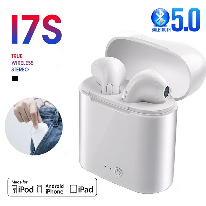Tws Wireless Headphones Bluetooth Earphones Earbuds Handsfree in ear Sports Headset with Charging Box Mic For iPhone
Tws Wireless Headphones Bluetooth Earphones Earbuds Handsfree in ear Sports Headset with Charging Box Mic For iPhone