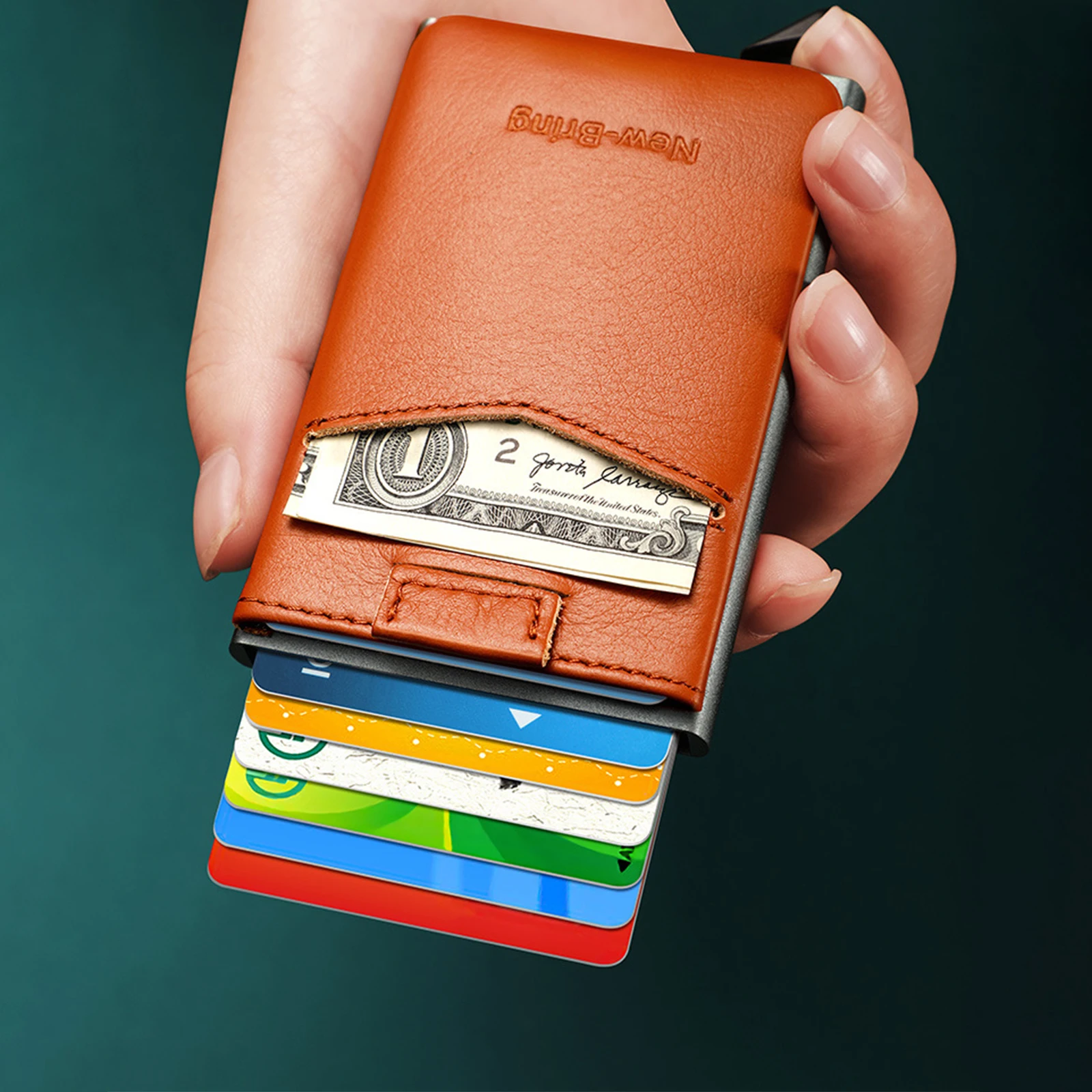 Men Multi-Functional Card Holder Anti-Theft Anti-Demagnetization Patchwork Popup Change Card Pocket
Men Multi-Functional Card Holder Anti-Theft Anti-Demagnetization Patchwork Popup Change Card Pocket