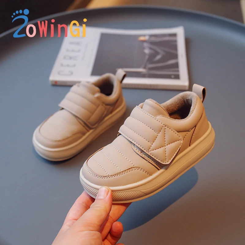 

Size 26-36 Winter Children's Shoes Good-looking Girls Casual Shoes Hoop & Loop Girl Child Shoe Anti-Slippery zapatos informales