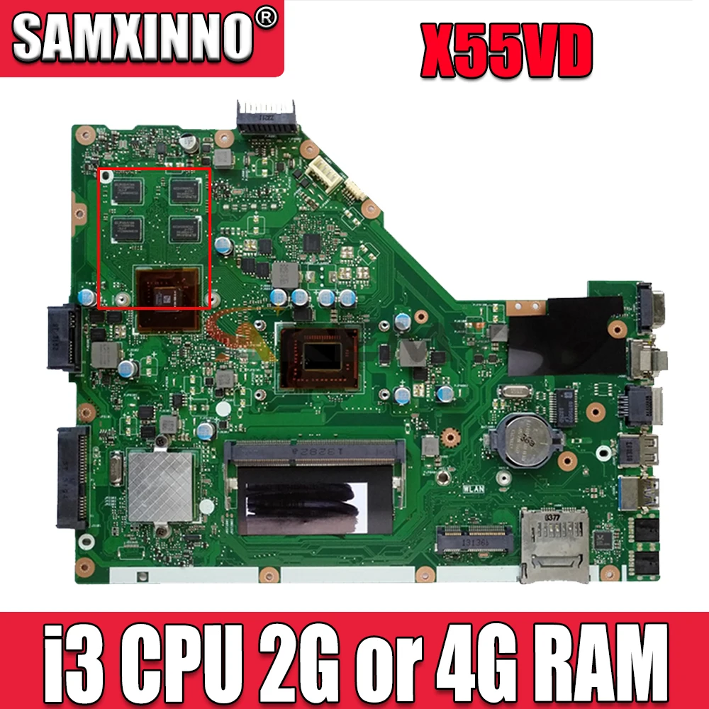 X55VD Laptop Motherboard For ASUS X55VD X55V Notebook Mainboard With i3CPU With GT610M Ggraphics Card+2GB-RAM 100% Test
X55VD Laptop Motherboard For ASUS X55VD X55V Notebook Mainboard With i3CPU With GT610M Ggraphics Card+2GB-RAM 100% Test