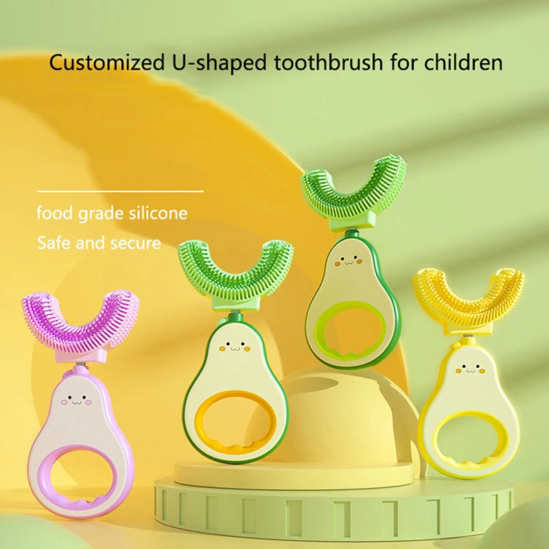 Baby Toothbrush Child Kids U Shape Tooth Brush Boy Girl Silicone Teeth Oral Care Cleaning Tool Infant Newborn Teether Teethbrush
Baby Toothbrush Child Kids U Shape Tooth Brush Boy Girl Silicone Teeth Oral Care Cleaning Tool Infant Newborn Teether Teethbrush