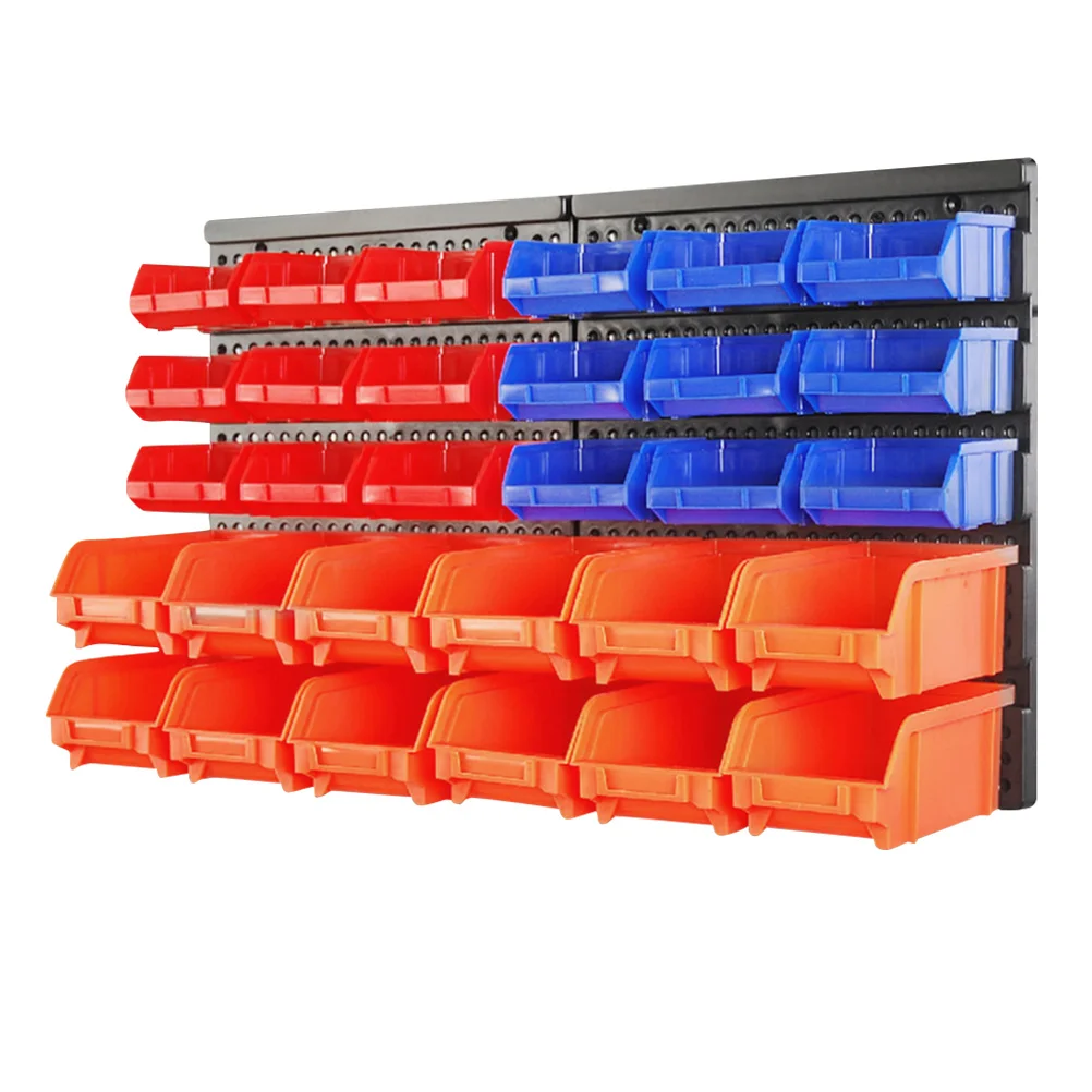 30PCS Wall Mounted Plastic Containers Component Storage Boxes Mini Tool Boxes for Factory (Orange)
30PCS Wall Mounted Plastic Containers Component Storage Boxes Mini Tool Boxes for Factory (Orange)