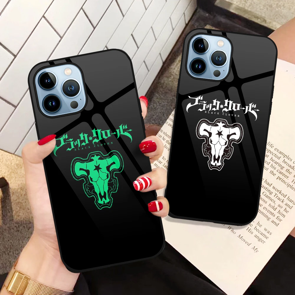 Anime Black Clover Luminous Glass Case for iPhone 14 13 12 11 Pro Max Mini XS XR X 7 8 6 6s Plus 5 5S Back Cover Cartoon Coque 
Anime Black Clover Luminous Glass Case for iPhone 14 13 12 11 Pro Max Mini XS XR X 7 8 6 6s Plus 5 5S Back Cover Cartoon Coque
