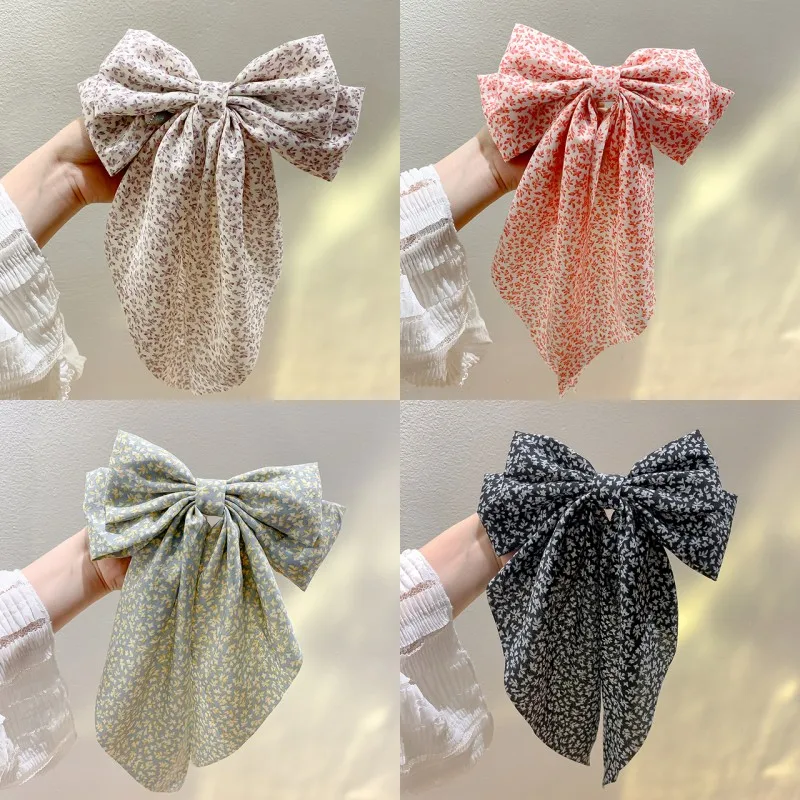 AISHG New Women Fashion Hairpins Silk Ribbon Bowknot Hair Clips Girl Printed Floral Stain Headwear Barrettes Hair Accessories
AISHG New Women Fashion Hairpins Silk Ribbon Bowknot Hair Clips Girl Printed Floral Stain Headwear Barrettes Hair Accessories