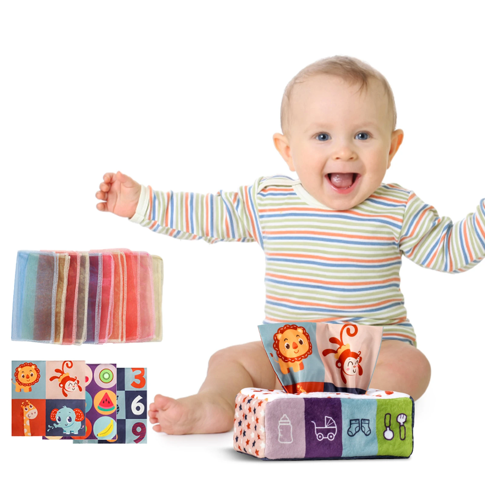 Magic Tissue Box Toy Soft Stuffed Crinkle Montessori Square Sensory Toys Magic Scarf Tissue Box Toy For Preschool Kids Early
Magic Tissue Box Toy Soft Stuffed Crinkle Montessori Square Sensory Toys Magic Scarf Tissue Box Toy For Preschool Kids Early