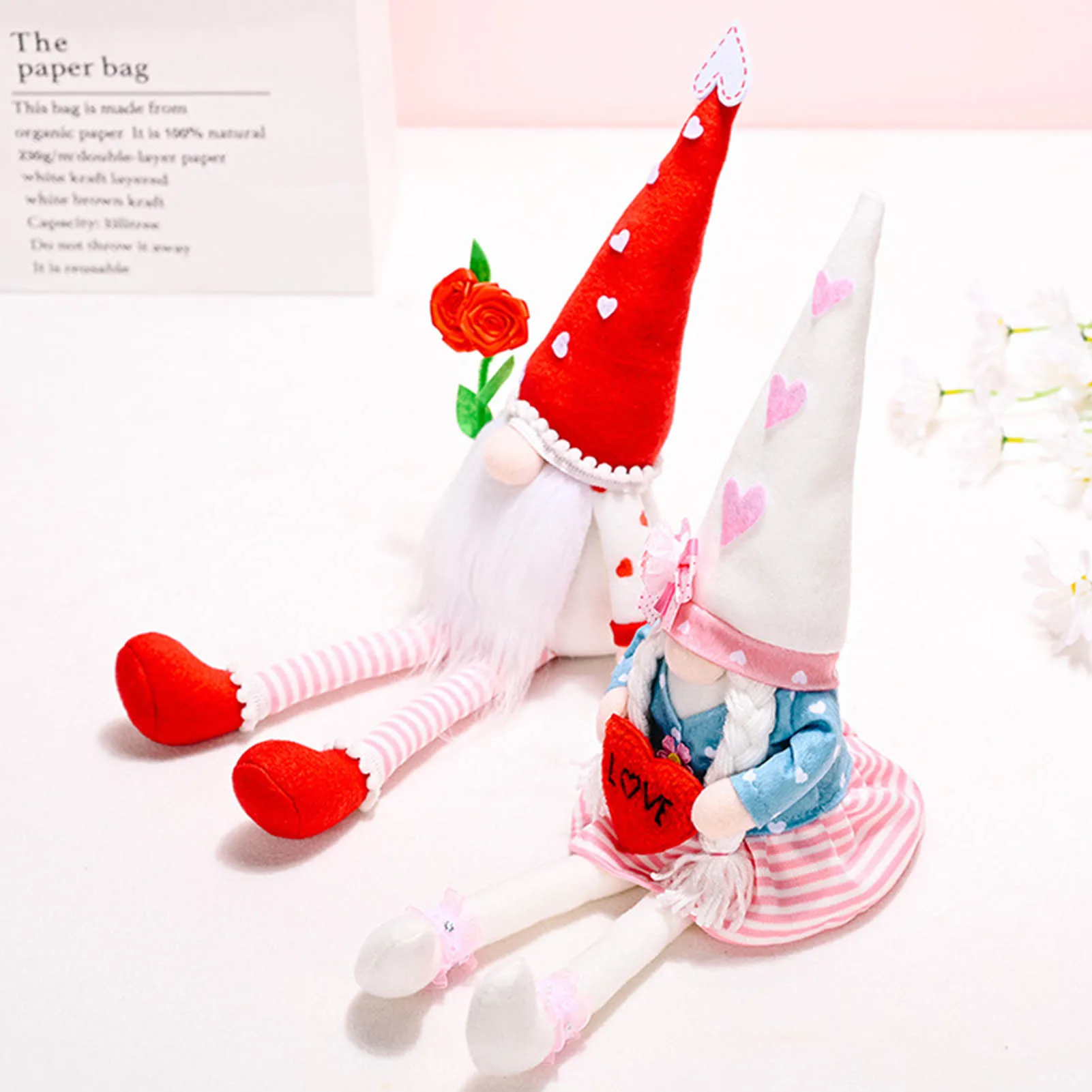 Valentine's Day Gnome Gift Toys Faceless Doll Mini Ornament Nordic Dwarf Boy & Girl Doll For Home Valentines Day Decoration
Valentine's Day Gnome Gift Toys Faceless Doll Mini Ornament Nordic Dwarf Boy & Girl Doll For Home Valentines Day Decoration