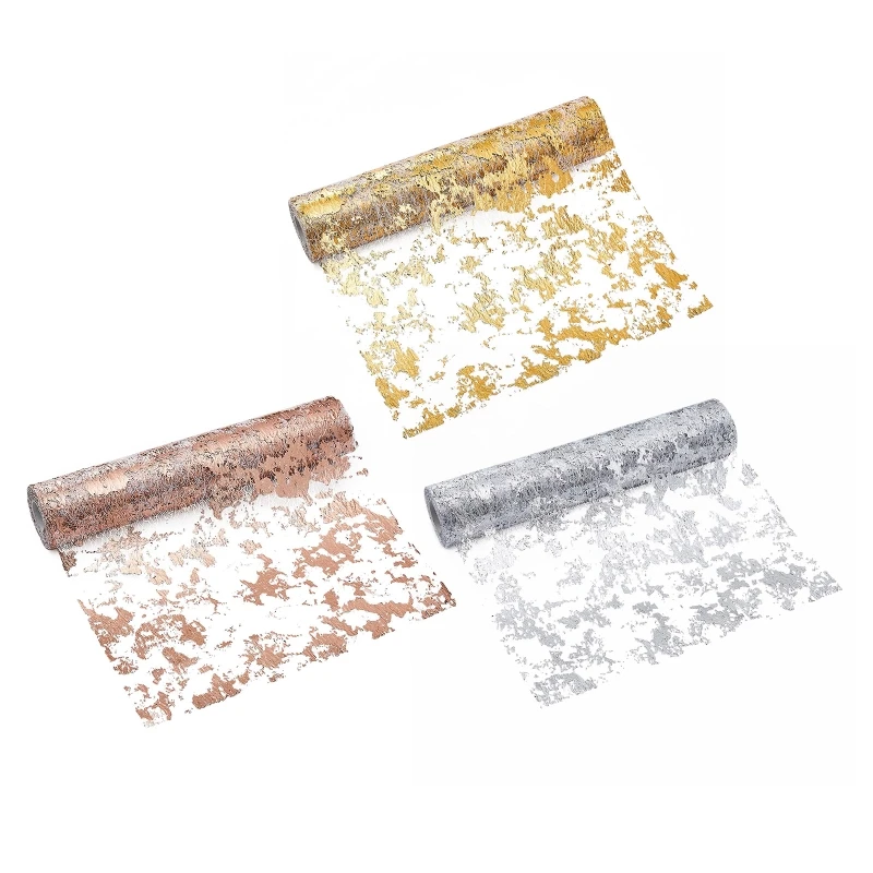 Y1UU Holiday Table Runner Rustic Table Cloth Glitter Metallic Thin Mesh Table Runner for Home Kitchen Party Wedding Decor
Y1UU Holiday Table Runner Rustic Table Cloth Glitter Metallic Thin Mesh Table Runner for Home Kitchen Party Wedding Decor