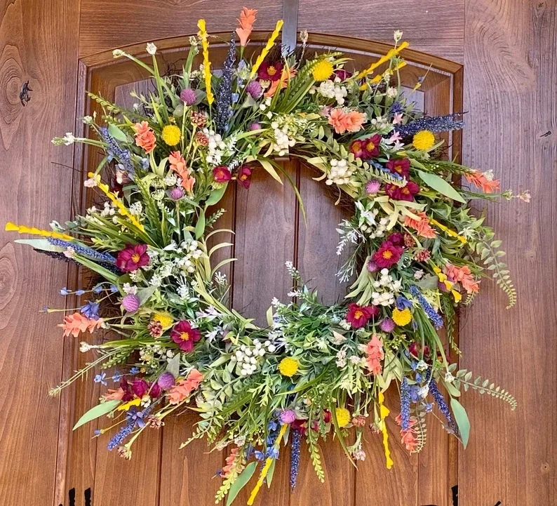 Simulation Flower Wreath Round Artificial Floral Front Door for Wedding Party Festival Home Wall ing Decor 30cm 50cm
Simulation Flower Wreath Round Artificial Floral Front Door for Wedding Party Festival Home Wall ing Decor 30cm 50cm