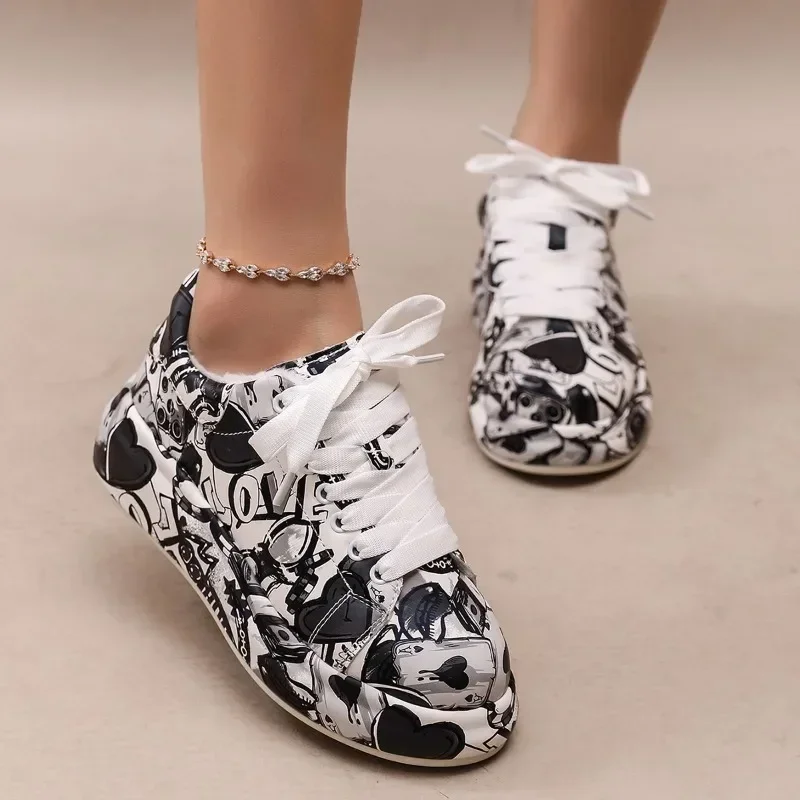 Ladies Shoes Hot Sale Lace Up Women's Vulcanize Shoes Winter Round Toe Mixed Colors Plush Fleece for Warmth Casual Sports Shoes
Ladies Shoes Hot Sale Lace Up Women's Vulcanize Shoes Winter Round Toe Mixed Colors Plush Fleece for Warmth Casual Sports Shoes