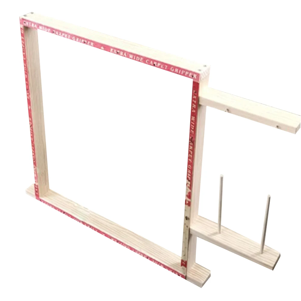 Деревянная рама для изготовления ковровых покрытий, рама для тавровых покрытий с настольным дисплеем 19,7/27,5/35,4