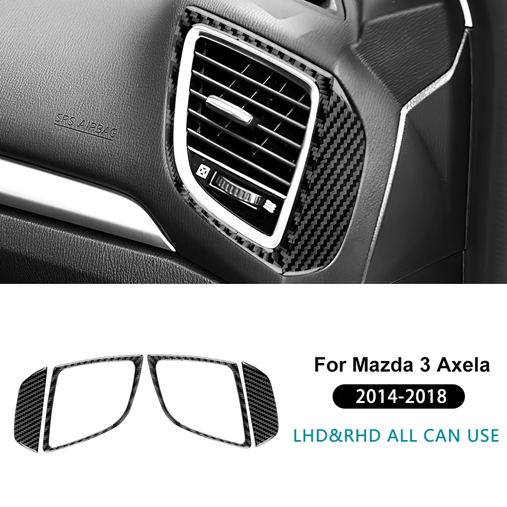 Настоящее углеродное волокно для Mazda 3 Axela 2014 2015 2016 2017 2018 LHD RHD автомобильная центральная консоль боковое воздуховыпускное отверстие аксессуары наклейка
Настоящее углеродное волокно для Mazda 3 Axela 2014 2015 2016 2017 2018 LHD RHD автомобильная центральная консоль боковое воздуховыпускное отверстие аксессуары наклейка