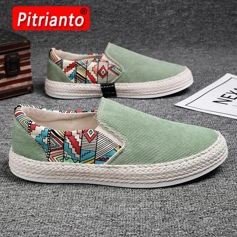 Men's Summer Linen Breathable Casual Flats Shoes Mens Espadrilles Loafers Fashion Boy Canvas Shoes Fisherman Driving Footwear
Men's Summer Linen Breathable Casual Flats Shoes Mens Espadrilles Loafers Fashion Boy Canvas Shoes Fisherman Driving Footwear
