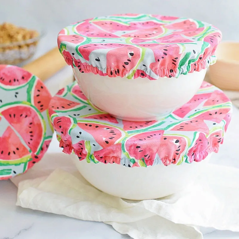 3pcs Dustproof Reusable Bowl Covers Fresh-keeping Dust Cover Waterproof Fabric Cute Fruit Printing Kitchen Accessories
3pcs Dustproof Reusable Bowl Covers Fresh-keeping Dust Cover Waterproof Fabric Cute Fruit Printing Kitchen Accessories