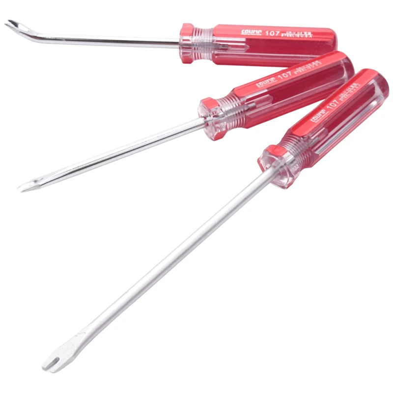3Pcs Nail Pullers Tack Lifter 3Mm V/U Tip Nail Staple Rivet Tack Puller Upholstery Staple Remover Screwdriver Tool
3Pcs Nail Pullers Tack Lifter 3Mm V/U Tip Nail Staple Rivet Tack Puller Upholstery Staple Remover Screwdriver Tool