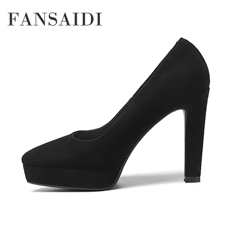 FANSAIDI Summer Fashion Women's Shoes New Elegant Genuine Leather Platform Chunky Heels Waterproof Pumps Sexy Block Heels
FANSAIDI Summer Fashion Women's Shoes New Elegant Genuine Leather Platform Chunky Heels Waterproof Pumps Sexy Block Heels