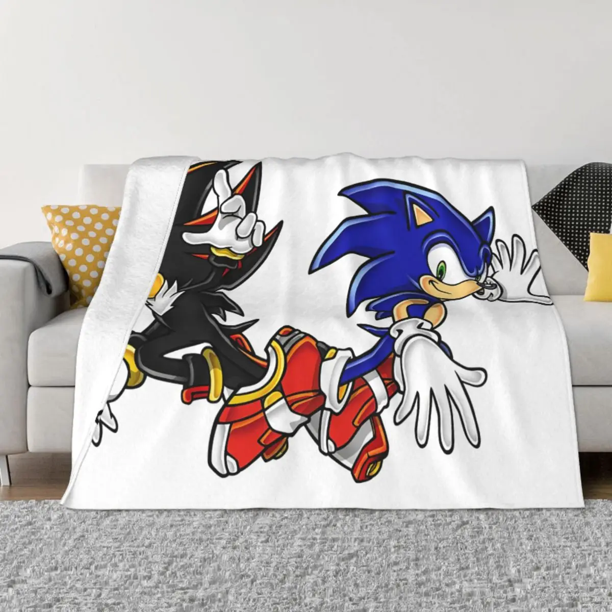 MDFLT High Quality Black Shadow Vs Blue Hedgehog Throw Blanket Bedspread on the bed for Bedding Travel Bedding Throws
MDFLT High Quality Black Shadow Vs Blue Hedgehog Throw Blanket Bedspread on the bed for Bedding Travel Bedding Throws