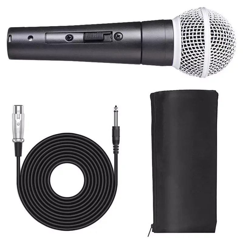 NEW2023 Stage Singing Microphone SM 58 Cardioid Dynamic Vocal Microphone With Storage Bag Wired Singing Microphone For Women Men
NEW2023 Stage Singing Microphone SM 58 Cardioid Dynamic Vocal Microphone With Storage Bag Wired Singing Microphone For Women Men