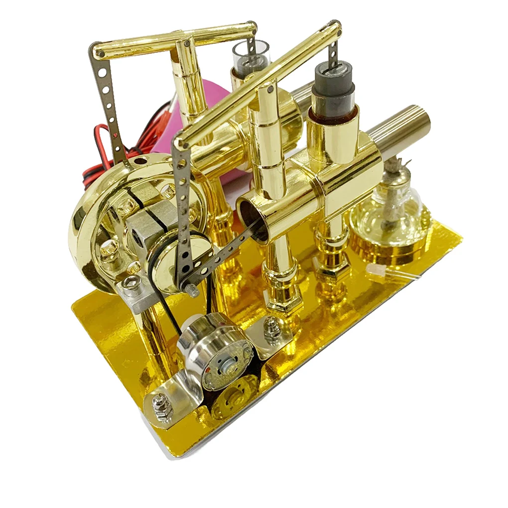 Model Engine Double Cylinder Experiment Steam Power Generator Home Educational Learning Toys Supplies Kids Children
Model Engine Double Cylinder Experiment Steam Power Generator Home Educational Learning Toys Supplies Kids Children