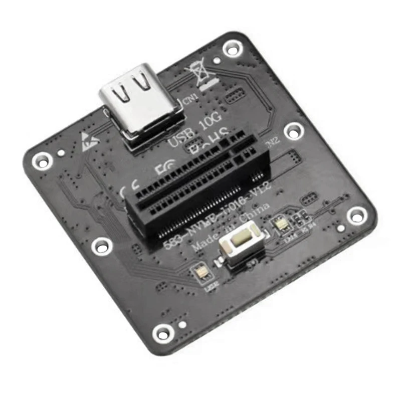 M.2 NVME To USB 3.1 Case Adapter Card Expansopn Board JMS583 Support NGFF Protocol Type-C USB3.1 Gen2 1000+Mb/S Speed
M.2 NVME To USB 3.1 Case Adapter Card Expansopn Board JMS583 Support NGFF Protocol Type-C USB3.1 Gen2 1000+Mb/S Speed