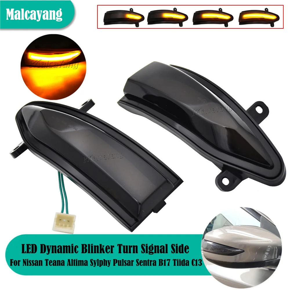 For Nissan Altima Teana L33 Sylphy Sentra B17 Tiida Pulsar C13 2x LED Dynamic Blinker Turn Signal Repeater Indicator Light
For Nissan Altima Teana L33 Sylphy Sentra B17 Tiida Pulsar C13 2x LED Dynamic Blinker Turn Signal Repeater Indicator Light