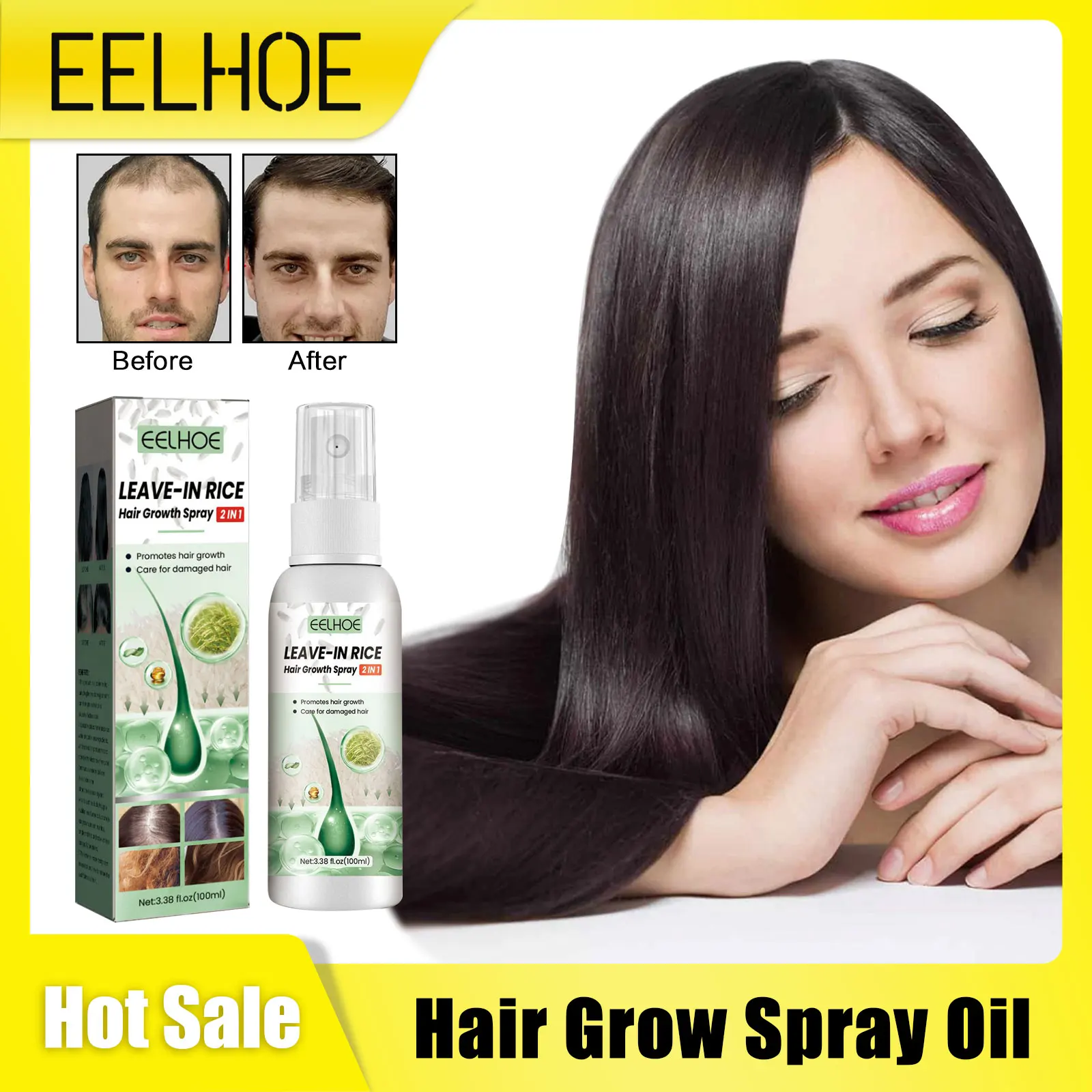 Fast Hair Grow Spray Anti Hair Loss Nourishing Roots Scalp Treatment Moisturizing Improving Dry Damaged Prevent Baldhead Spray
Fast Hair Grow Spray Anti Hair Loss Nourishing Roots Scalp Treatment Moisturizing Improving Dry Damaged Prevent Baldhead Spray