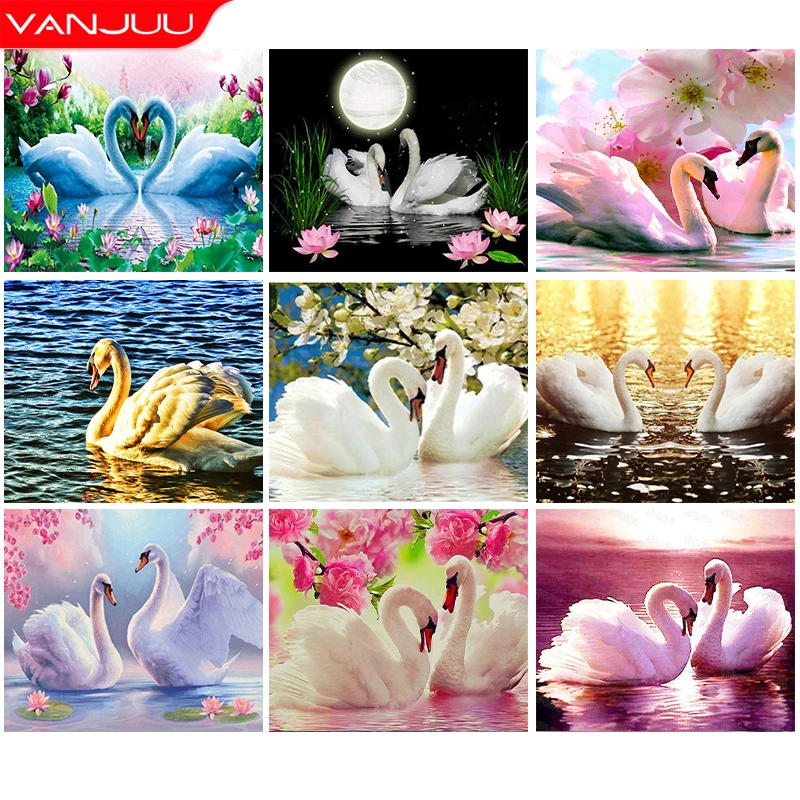 Diamond Painting 5D swan Diamond Mosaic Animal Diamond Embroidery Full rhinestone cross stitch Wall Decor Rhinestone Painting
Diamond Painting 5D swan Diamond Mosaic Animal Diamond Embroidery Full rhinestone cross stitch Wall Decor Rhinestone Painting