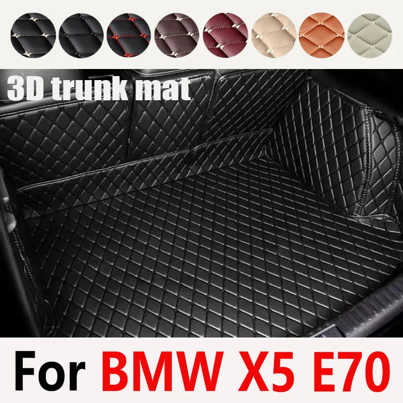 Кожаные коврики для багажника автомобиля на заказ для BMW X5 E70 2008-2013 5-местные задние защитные аксессуары поднос ковер грязь 
Кожаные коврики для багажника автомобиля на заказ для BMW X5 E70 2008-2013 5-местные задние защитные аксессуары поднос ковер грязь