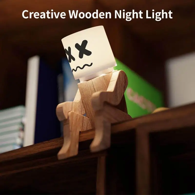 Ночник настольный декоративный с USB-разъемом, прикроватный Ночной светильник 3 цветов, симпатичная деревянная настольная лампа для детей, п...
Ночник настольный декоративный с USB-разъемом, прикроватный Ночной светильник 3 цветов, симпатичная деревянная настольная лампа для детей, п...