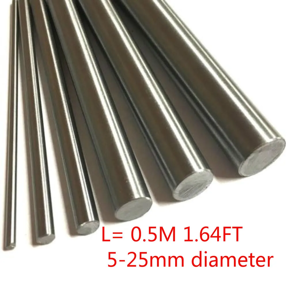 3pcs 304 Stainless Steel Rod Bar 5mm 6mm 8mm m7 10mm 12mm 15mm Linear Shaft Metric Round Bars Ground Stock 0.5M 1.64FT
3pcs 304 Stainless Steel Rod Bar 5mm 6mm 8mm m7 10mm 12mm 15mm Linear Shaft Metric Round Bars Ground Stock 0.5M 1.64FT