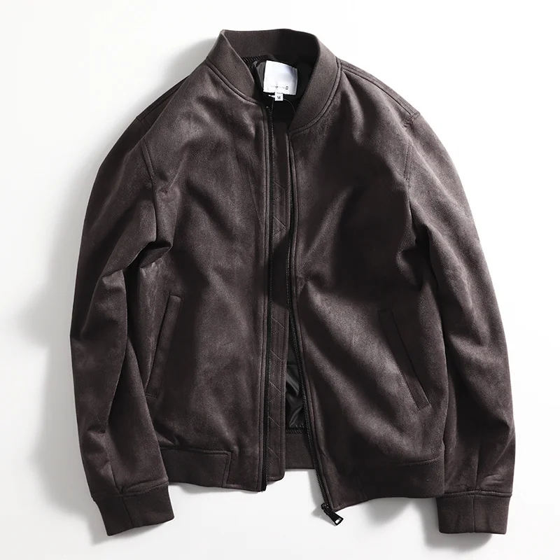 2023 Men's High Quality Suede Baseball Collar Casual Jacket Autumn Winter New Fashion Handsome Coat Casual Clothes 21Q1988
2023 Men's High Quality Suede Baseball Collar Casual Jacket Autumn Winter New Fashion Handsome Coat Casual Clothes 21Q1988