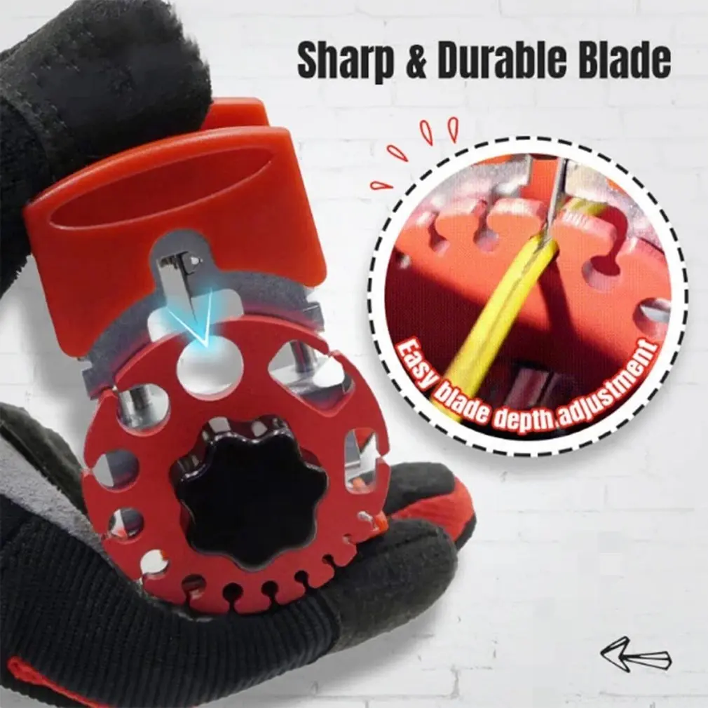 Efficient Wire Cable Cutter Universal Handheld Quick Stripper Electric Wire Demolisher Portable Stripper Multi-Tool CrimpingTool
Efficient Wire Cable Cutter Universal Handheld Quick Stripper Electric Wire Demolisher Portable Stripper Multi-Tool CrimpingTool