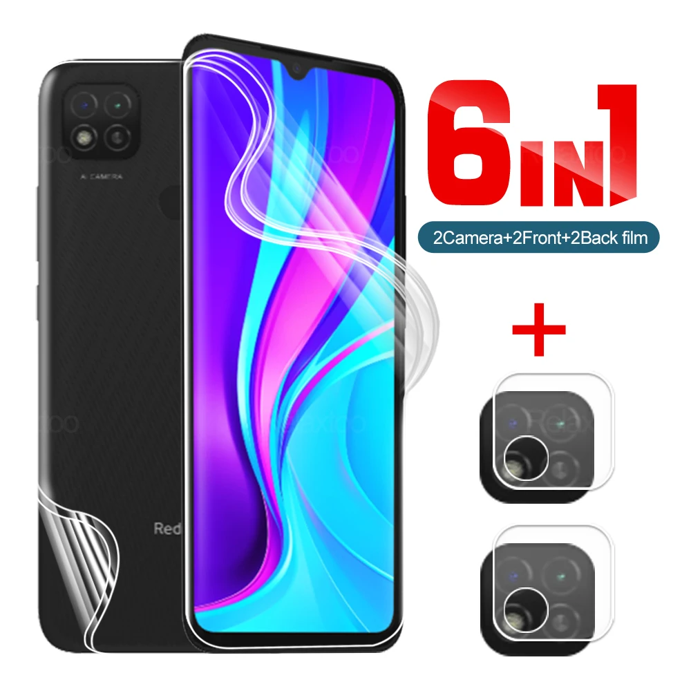 Гидрогелевая пленка 8 в 1 для Xiaomi Redmi 9C NFC, защита для экрана, Redmy Go 10X Pro 9T Prime 9A 8A 7A Xaomi K40 K30 Pro Zoom K20 
Гидрогелевая пленка 8 в 1 для Xiaomi Redmi 9C NFC, защита для экрана, Redmy Go 10X Pro 9T Prime 9A 8A 7A Xaomi K40 K30 Pro Zoom K20