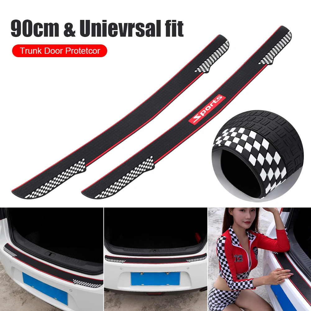 Universal Car Rear Door Guard Bumper Protector Scratch Rubber Sticker Bar Black 90CM Auto Threshold Protection Anti Kick Strips
Universal Car Rear Door Guard Bumper Protector Scratch Rubber Sticker Bar Black 90CM Auto Threshold Protection Anti Kick Strips
