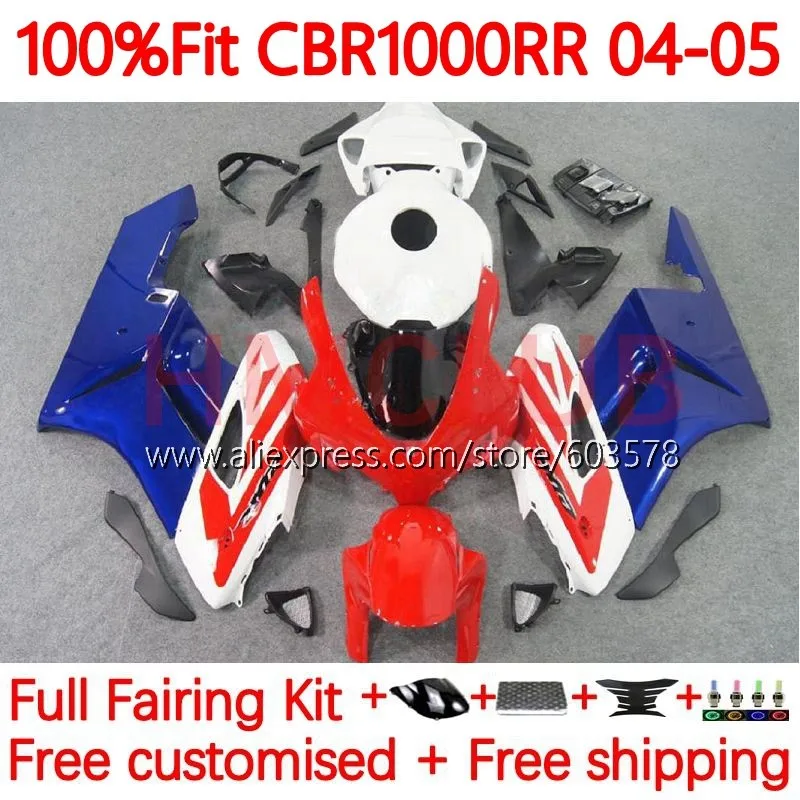 OEM Body For HONDA CBR1000 CBR 1000 RR CC 1000CC CBR1000RR 2004 2005 CBR 1000RR 04 05 Injection Fairings 115No.29 blue red blk
OEM Body For HONDA CBR1000 CBR 1000 RR CC 1000CC CBR1000RR 2004 2005 CBR 1000RR 04 05 Injection Fairings 115No.29 blue red blk