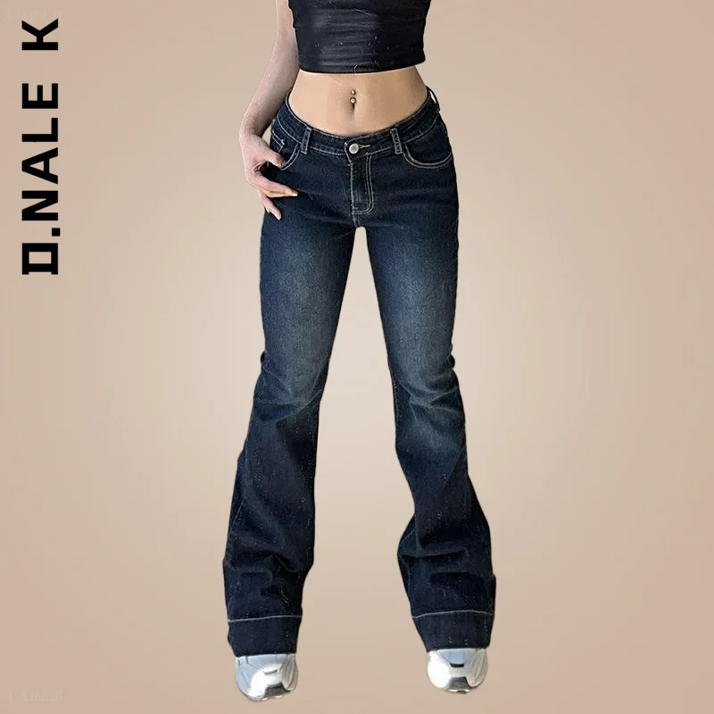 D.Nale K Streetwear Flare Jeans Women's Low Waist Trousers Vintage Aesthetic Denim Pants Mom Casual Korean Cyber Grunge Jeans
D.Nale K Streetwear Flare Jeans Women's Low Waist Trousers Vintage Aesthetic Denim Pants Mom Casual Korean Cyber Grunge Jeans